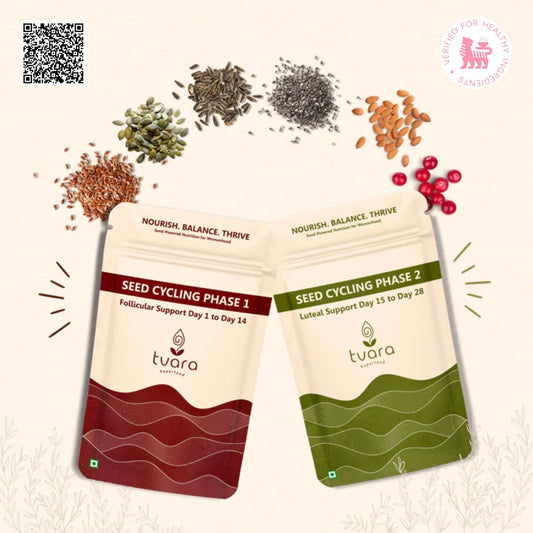 Tvara Seed Cycling Ritual Combo – 2 Month Pack (Best Value)